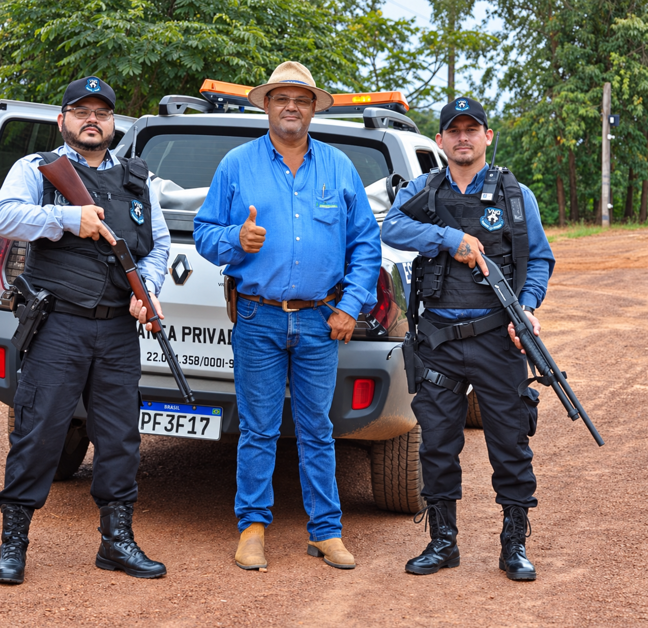 Equipe e estrutura operacional da VNG Segurança